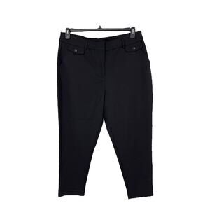 City Chic Refinity pants straight leg black size M (18)